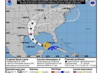 Laura, now a hurricane, takes aim at U.S. Gulf Coast – News – capecodtimes.com