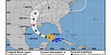Laura, now a hurricane, takes aim at U.S. Gulf Coast – News – capecodtimes.com