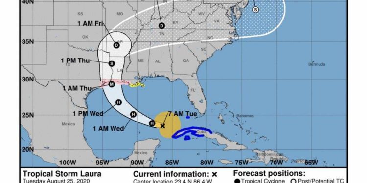 Laura, now a hurricane, takes aim at U.S. Gulf Coast – News – capecodtimes.com