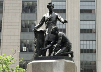 Boston removes Park Square statue of Abraham Lincoln and kneeling slave