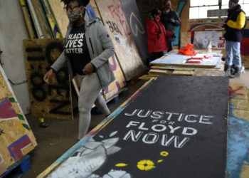 Artists, activists rush to save Black Lives Matter murals