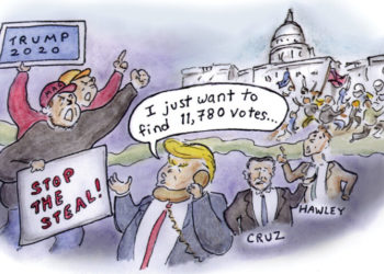 As Biden era starts, newspaper cartoonists are still mostly white men