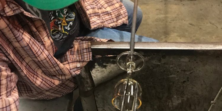 Students ‘Blown Away’ by the art of glass flock to local schools