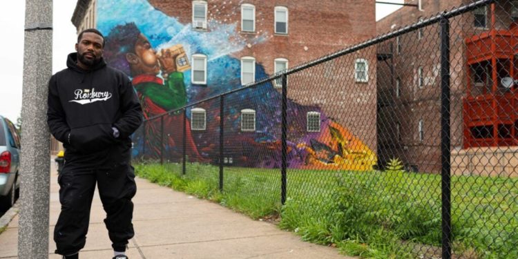 Rob ‘ProBlak’ Gibbs will be the first Black Boston-native artist to paint a Dewey Square mural