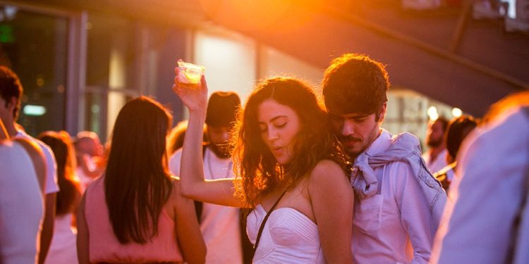 Dress up in white and take in contemporary art with a view at the ICA