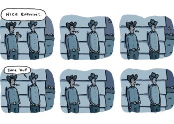 An investigative cartoonist seeks the source of real human bonding