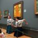 Climate protesters throw soup on Van Gogh’s ‘Sunflowers’