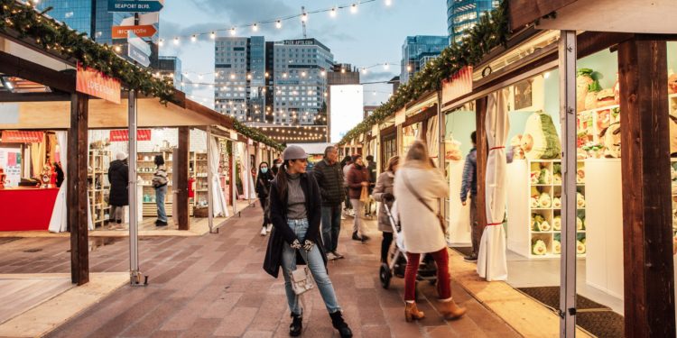 Seaport is transforming into Snowport for the holiday seaso