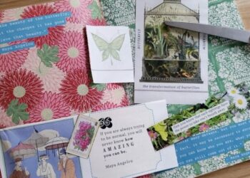 Young people take on junk journaling